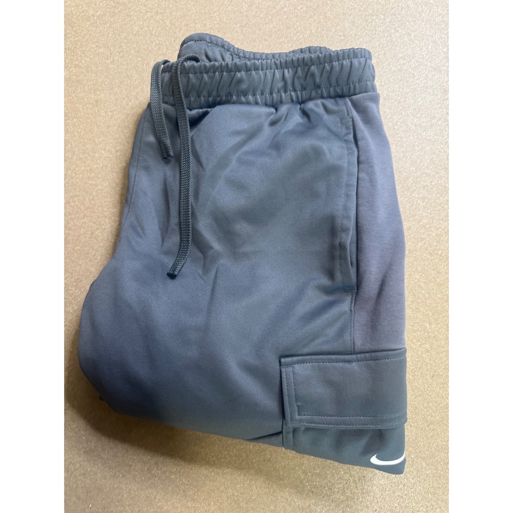 Nike Mens Sportswear Cargo Joggers Grey Athletic‎ Sweatpants Large 29 Inseam